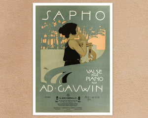 Leopoldo Metlicovitz "Sapho" (c1900) - Mabon Gallery