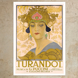Leopoldo Metlicovitz "Turandot" (c.1926) Puccini Opera - Mabon Gallery
