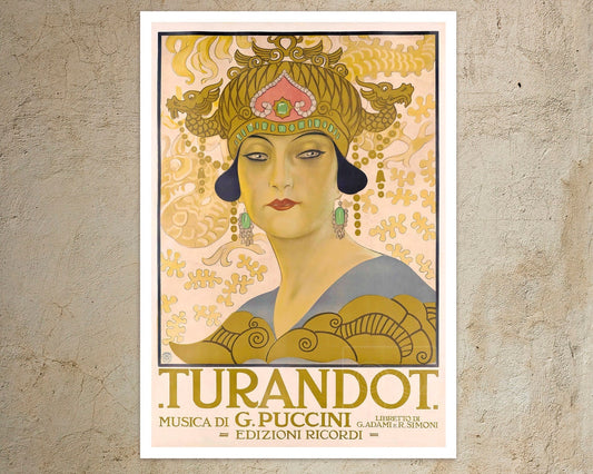 Leopoldo Metlicovitz "Turandot" (c.1926) Puccini Opera - Mabon Gallery