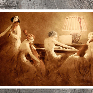 Louis Icart "Melody Hour" (c.1935) - Mabon Gallery