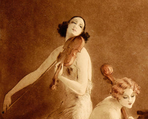 Louis Icart "Melody Hour" (c.1935) - Mabon Gallery