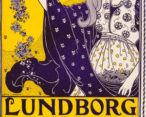 Louis Rhead "Vio - Violet Lundborg Perfume" (c.1894) - Mabon Gallery