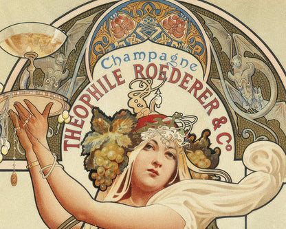 Louis - Théophile Hingre "Pair of Art Nouveau Advertisements" (c.1897) - Mabon Gallery