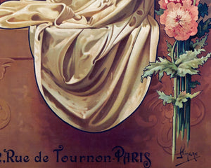 Louis - Théophile Hingre "Pair of Art Nouveau Advertisements" (c.1897) - Mabon Gallery