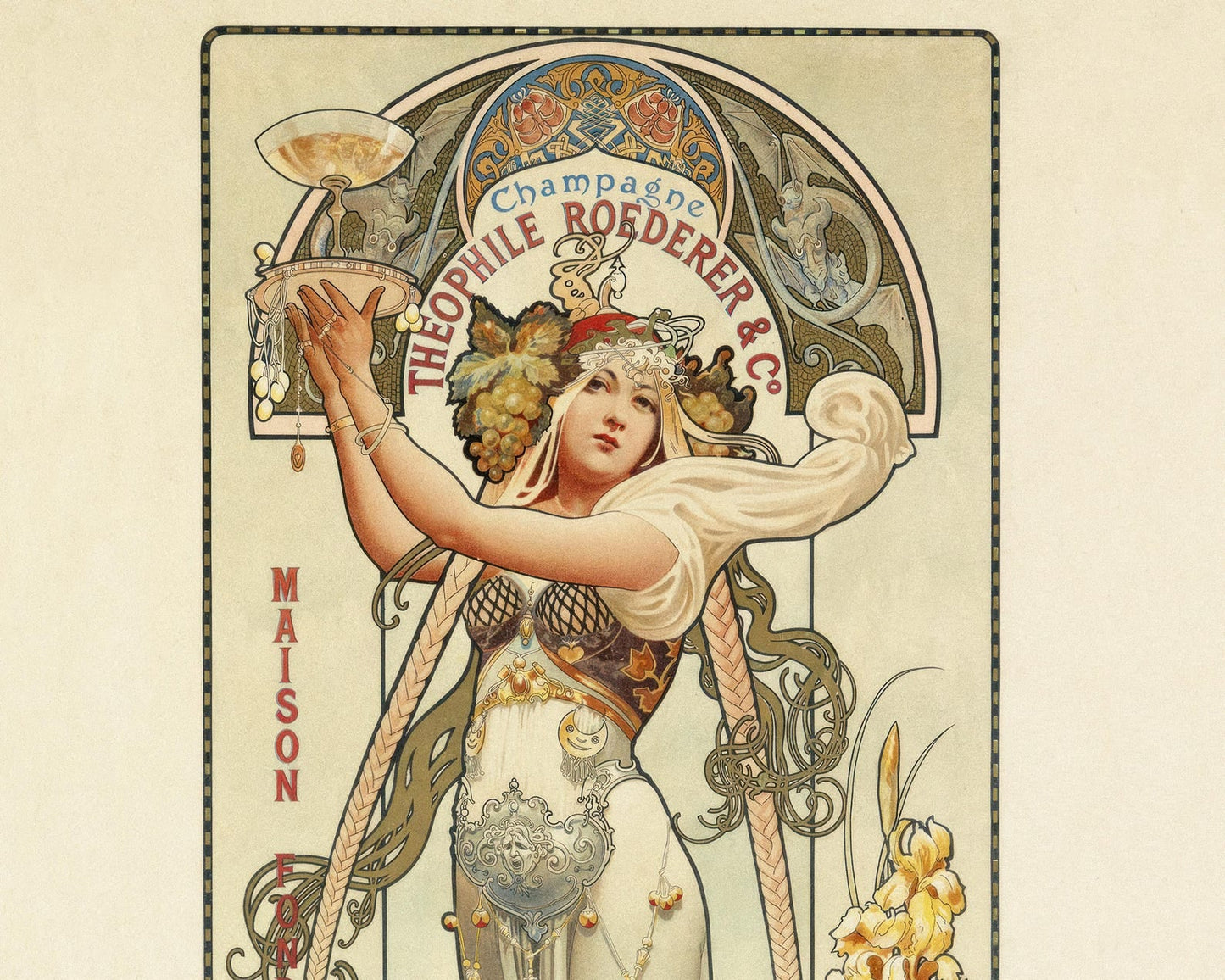 Louis - Théophile Hingre "Théophile Roederer & Co. Champagne" (1897 - Mabon Gallery