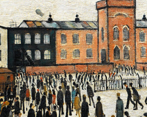 L.S Lowry "Going to Work" (c.1943) - Mabon Gallery