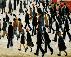 L.S Lowry "Going to Work" (c.1943) - Mabon Gallery