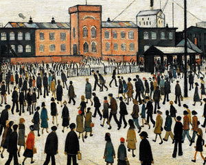 L.S Lowry "Going to Work" (c.1943) - Mabon Gallery