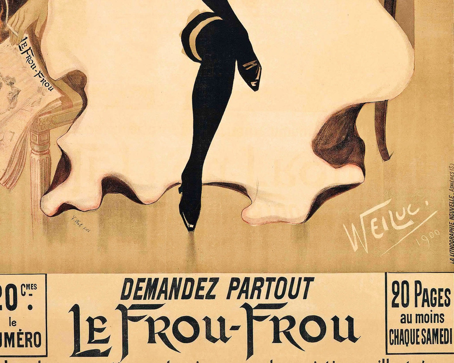 Lucien - Henri Weil "Le Frou Frou" (c.1900) - Mabon Gallery