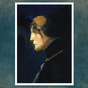 Lucien - Victor Guirand de Scévola "Head of a Lady" (c.1900) - Mabon Gallery