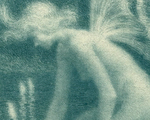 Ludovic Alleaume “Moth and Will - o' - the - Wisp / Phalène et Feux Follets” (c.1904) - Mabon Gallery
