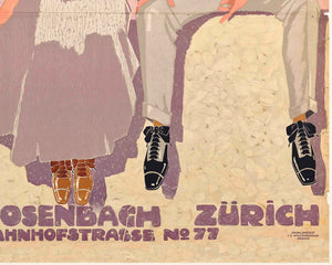 Ludwig Hohlwein "Chassures Americaines" (c.1908) - Mabon Gallery