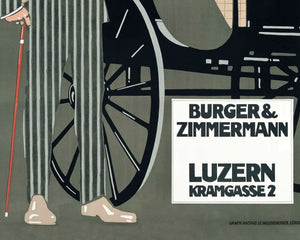 Ludwig Hohlwein "Confection KEHL P.K.Z" (c.1908) - Mabon Gallery