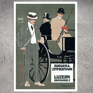 Ludwig Hohlwein "Confection KEHL P.K.Z" (c.1908) - Mabon Gallery