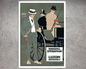 Ludwig Hohlwein "Confection KEHL P.K.Z" (c.1908) - Mabon Gallery