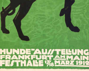 Ludwig Hohlwein "Dog Show - Hundeausstellung" (c.1912) - Mabon Gallery