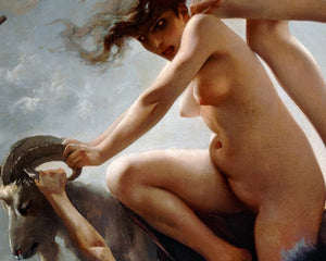 Luis Ricardo Falero "The Departure of the Witches" (c.1878) - Mabon Gallery