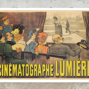 Marcellin Auzolle "Cinématographe Lumière / L’Arroseur Arrosé " (1895) - Mabon Gallery