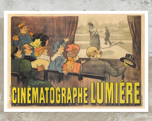Marcellin Auzolle "Cinématographe Lumière / L’Arroseur Arrosé " (1895) - Mabon Gallery
