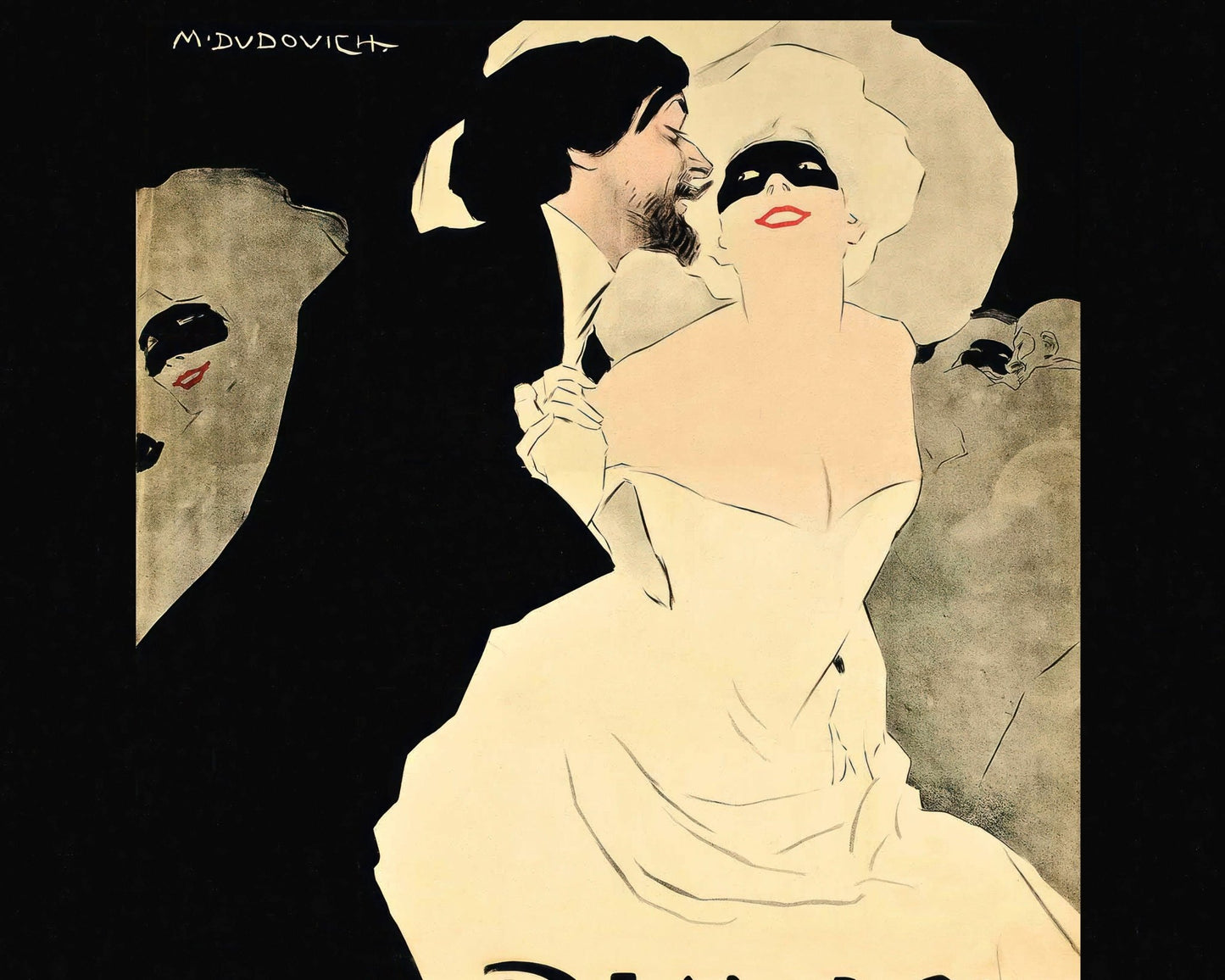 Marcello Dudovich "Bianco e Nero" (c.1908) - Mabon Gallery