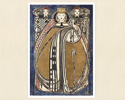 Margaret Macdonald Mackintosh "The Four Queens" (c.1909) - Set of 4 - Mabon Gallery