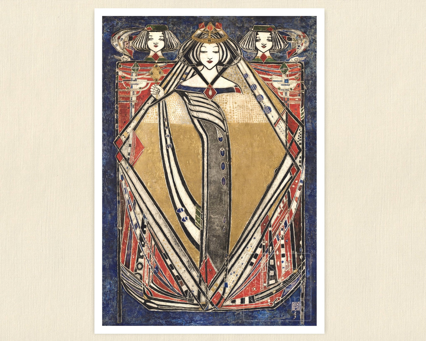 Margaret Macdonald Mackintosh "The Four Queens" (c.1909) - Set of 4 - Mabon Gallery