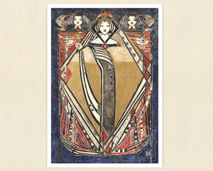 Margaret Macdonald Mackintosh "The Four Queens" (c.1909) - Set of 4 - Mabon Gallery