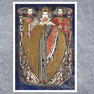 Margaret Macdonald Mackintosh "The Queen of Hearts" (c.1909) - Mabon Gallery