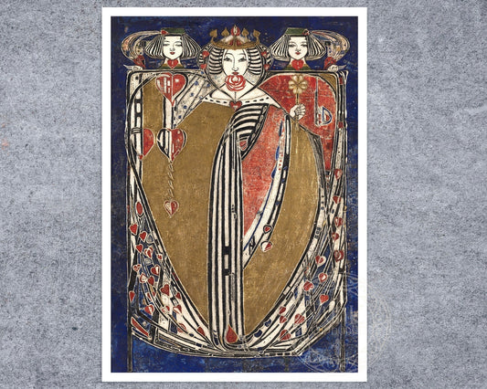 Margaret Macdonald Mackintosh "The Queen of Hearts" (c.1909) - Mabon Gallery