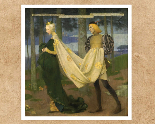 Marianne Stokes "The Queen and the Page" (c.1896) - Mabon Gallery