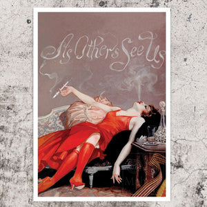 Martin Justice "As Others See Us" (c.1925) Vintage Pulp Book Cover - Mabon Gallery