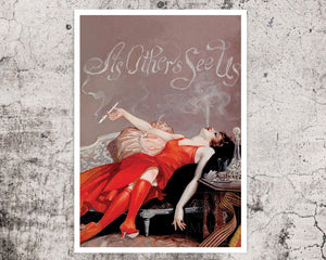 Martin Justice "As Others See Us" (c.1925) Vintage Pulp Book Cover - Mabon Gallery