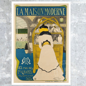Maurice Biais "La Maison Moderne" (c.1900) Belle Époque Advertising Poster - Mabon Gallery
