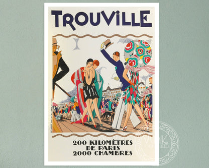 Maurice Lauro "Trouville" (c.1927) - Mabon Gallery