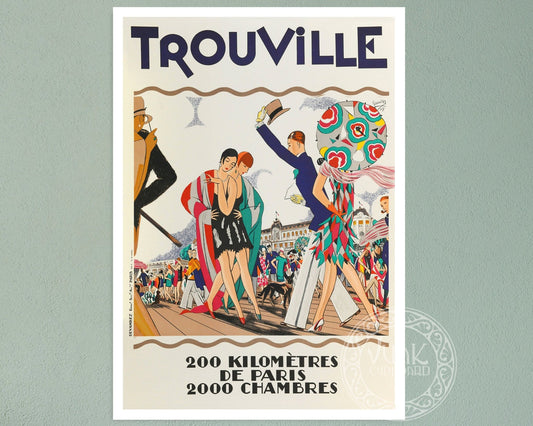 Maurice Lauro "Trouville" (c.1927) - Mabon Gallery