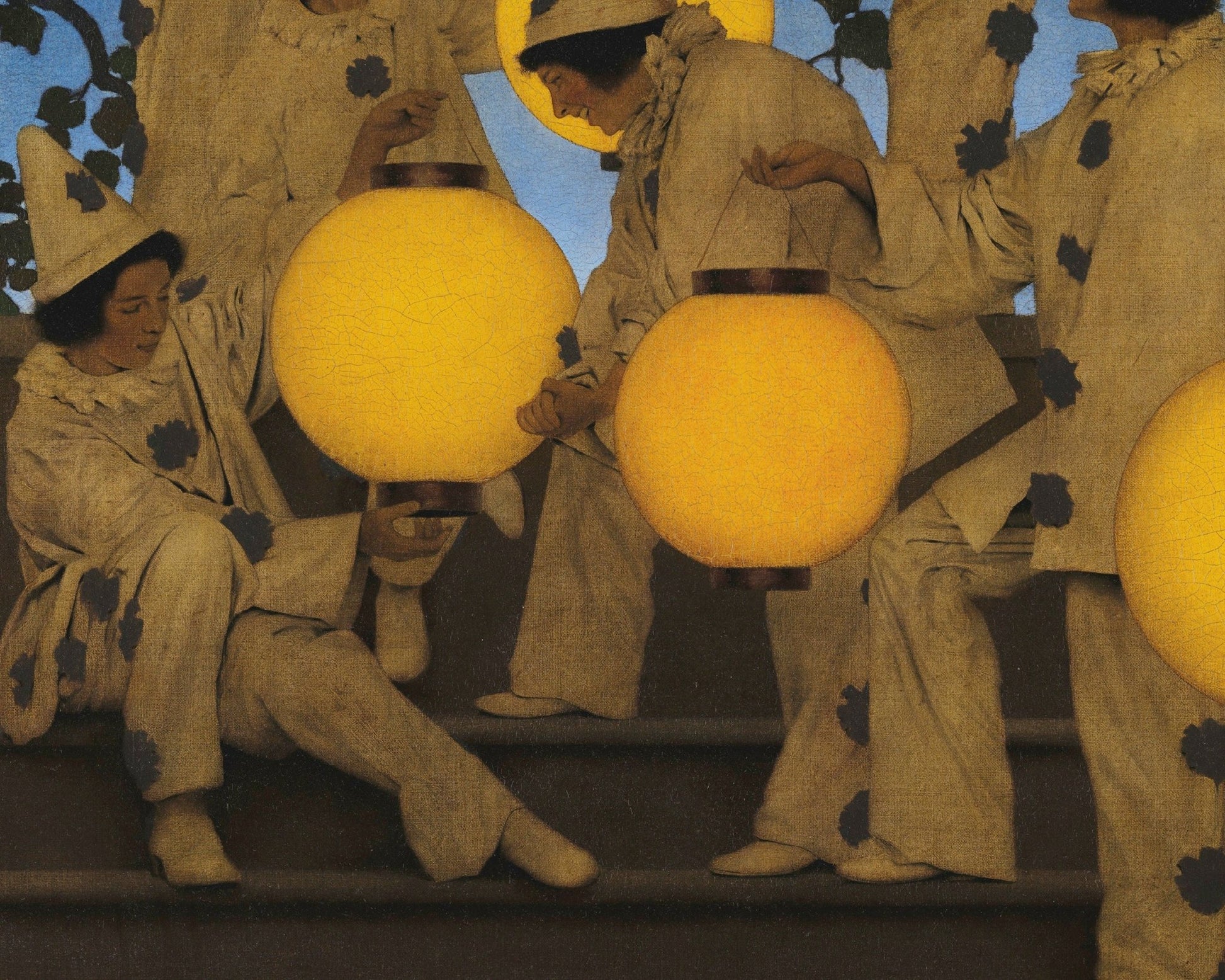 Maxfield Parrish "The Lantern Bearers" (c.1908) - Mabon Gallery