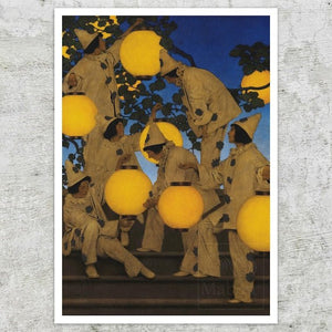 Maxfield Parrish "The Lantern Bearers" (c.1908) - Mabon Gallery