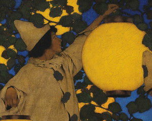 Maxfield Parrish "The Lantern Bearers" (c.1908) - Mabon Gallery