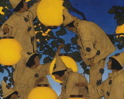 Maxfield Parrish "The Lantern Bearers" (c.1908) - Mabon Gallery