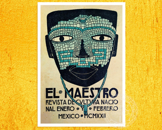 Mexican Magazine Cover "El Maestro - Revista de Cultura Nacional" (c.1922) - Mabon Gallery