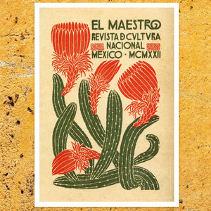 Mexican Magazine Cover "El Maestro - Revista de Cultura Nacional" (c.1922) - Mabon Gallery