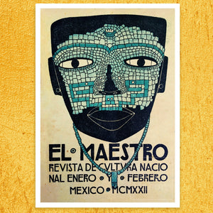 Mexican Magazine Cover "El Maestro - Revista de Cultura Nacional" (c.1922) - Mabon Gallery