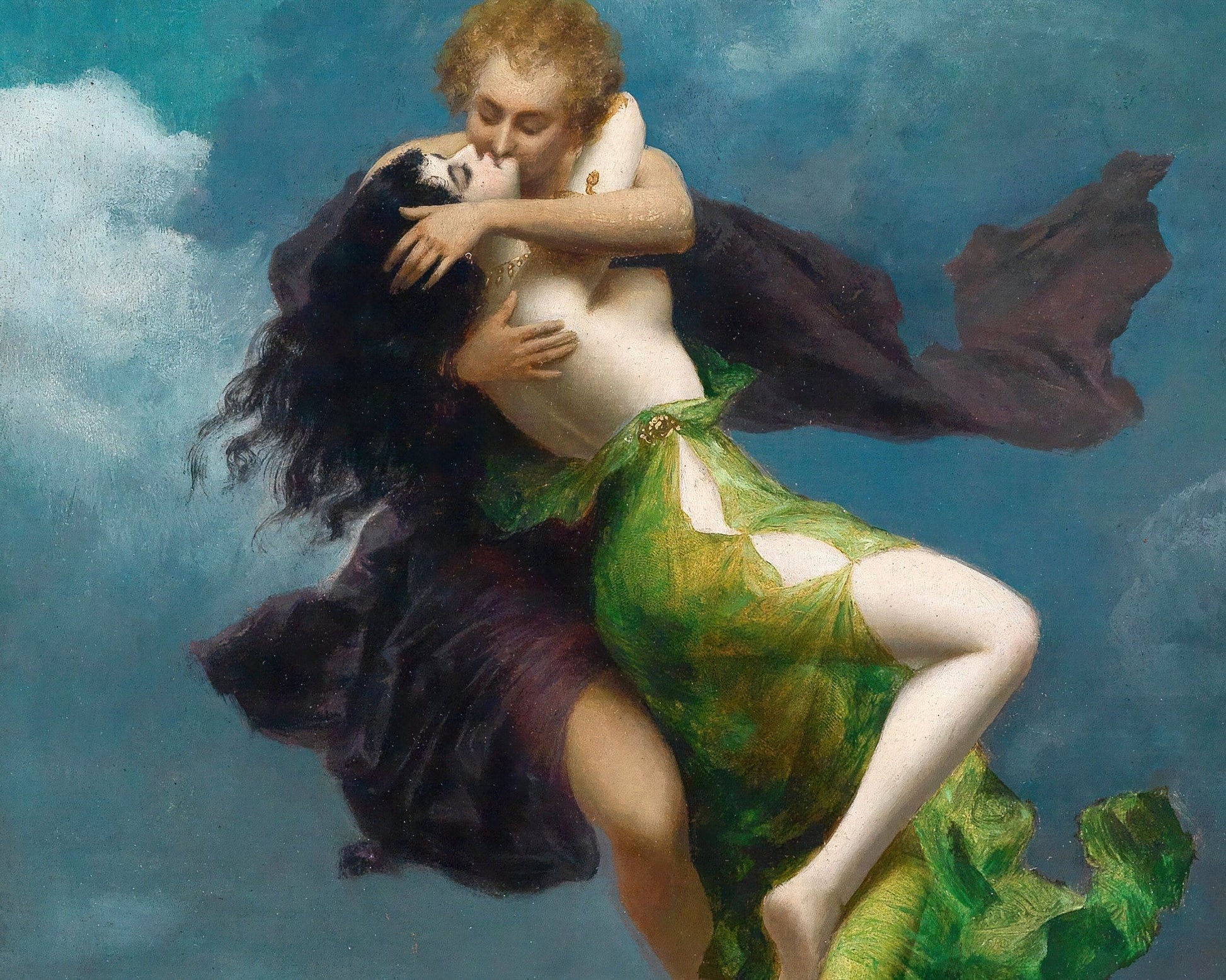 Moritz Stifter "Allegory of The Dream" (c. 1897) - Mabon Gallery
