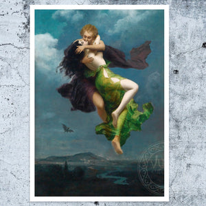 Moritz Stifter "Allegory of The Dream" (c. 1897) - Mabon Gallery