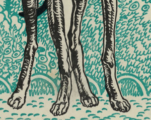 Moriz Jung "Greyhound" (c.1912) - Mabon Gallery