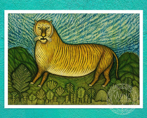 Morris Hirshfield "Tiger" (c.1940) - Mabon Gallery