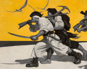 N.C Wyeth "Treasure Island" (c.1911) - Mabon Gallery