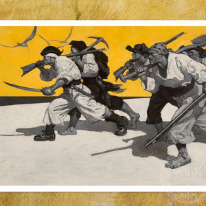 N.C Wyeth "Treasure Island" (c.1911) - Mabon Gallery