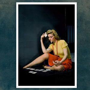 Nickolas Muray "Solitaire" (c.1950) - Mabon Gallery