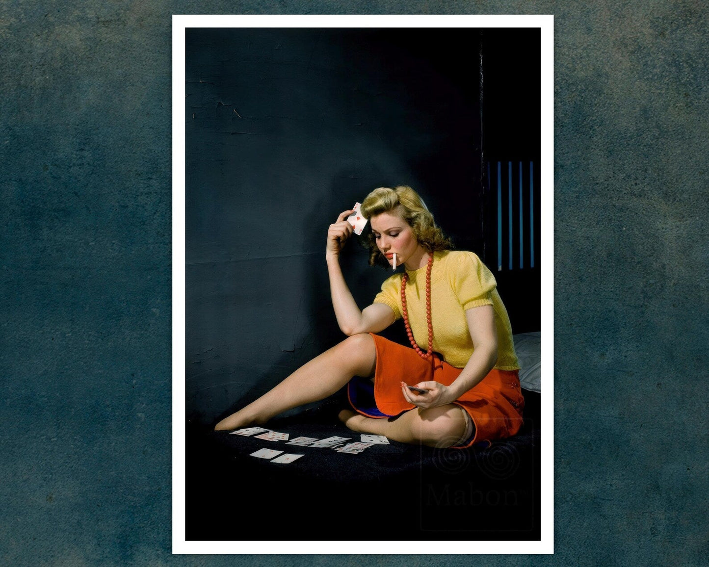 Nickolas Muray "Solitaire" (c.1950) - Mabon Gallery